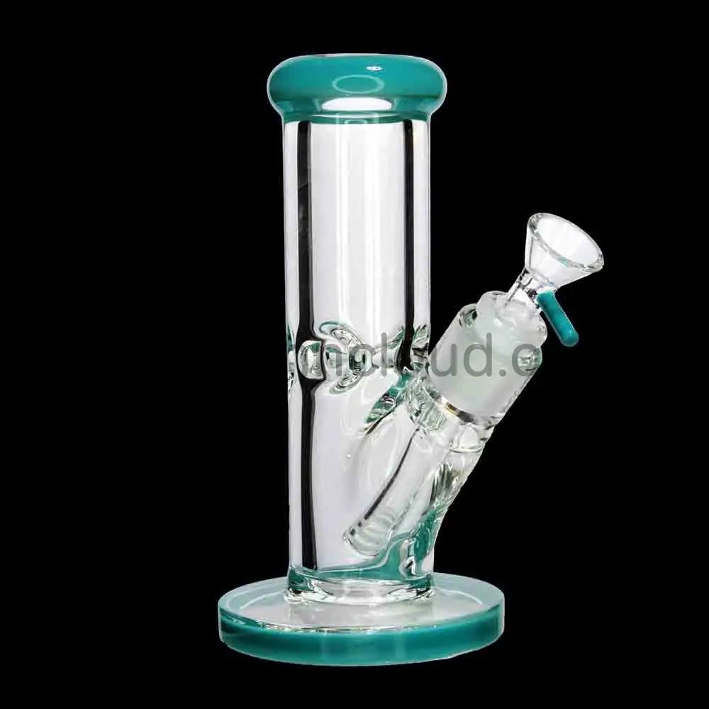 8 Inch 9mm USA Color Straight Bong Best Seller – Super Thick Glass | Wholesale Ashncloud