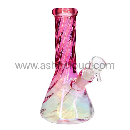 8 in - Twisted Beaker Glass Bong