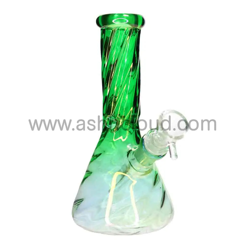 8 in - Twisted Beaker Glass Bong
