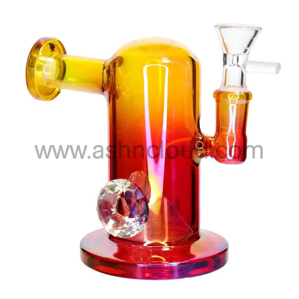 8 Inch Prism Aura Glass Bong | Wholesale Color-Fade Water Pipe