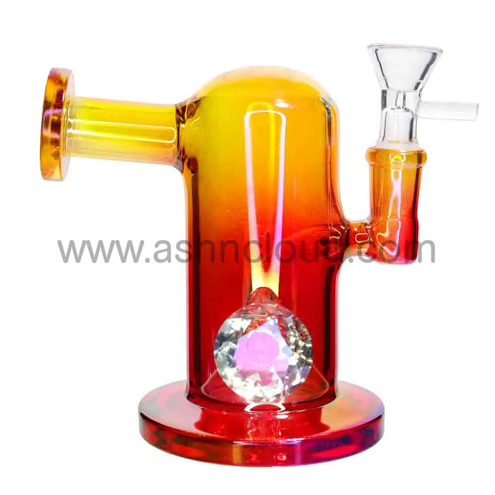8 Inch Prism Aura Glass Bong | Wholesale Color-Fade Water Pipe