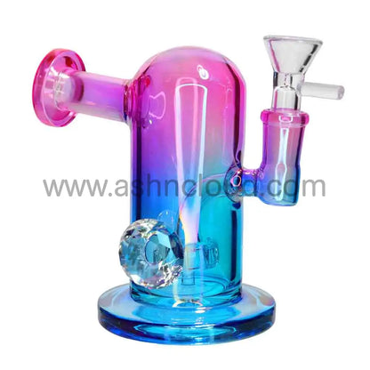 8 Inch Prism Aura Glass Bong | Wholesale Color-Fade Water Pipe