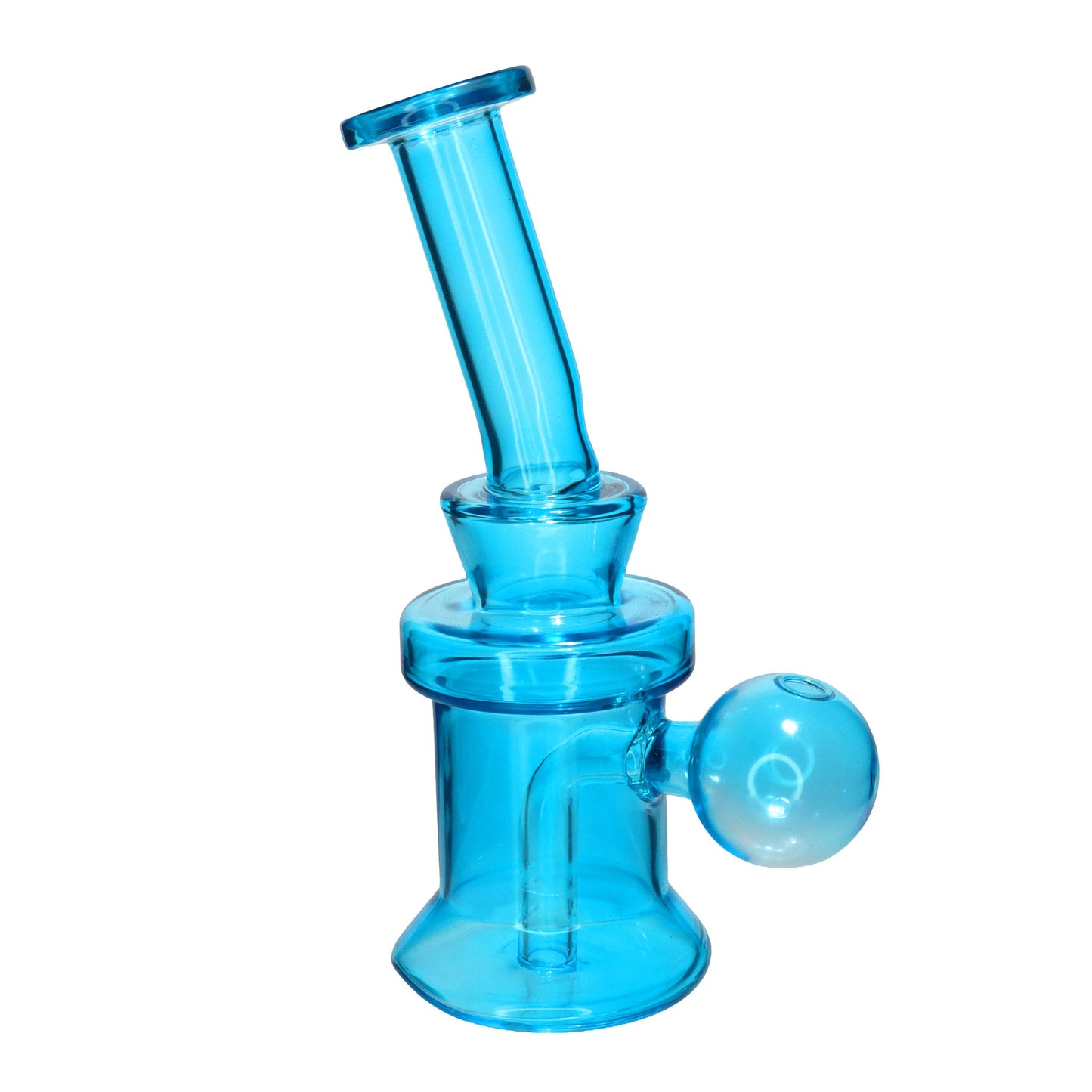 Bent-Neck Glass Oil Burner Bubbler – Assorted Neon Colors Wholesale