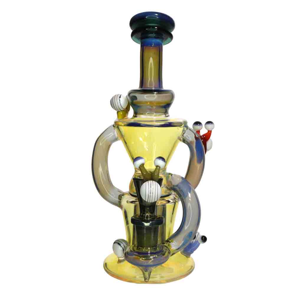 9" Snail Fancy Glass Water Pipe | Unique Artistic Design