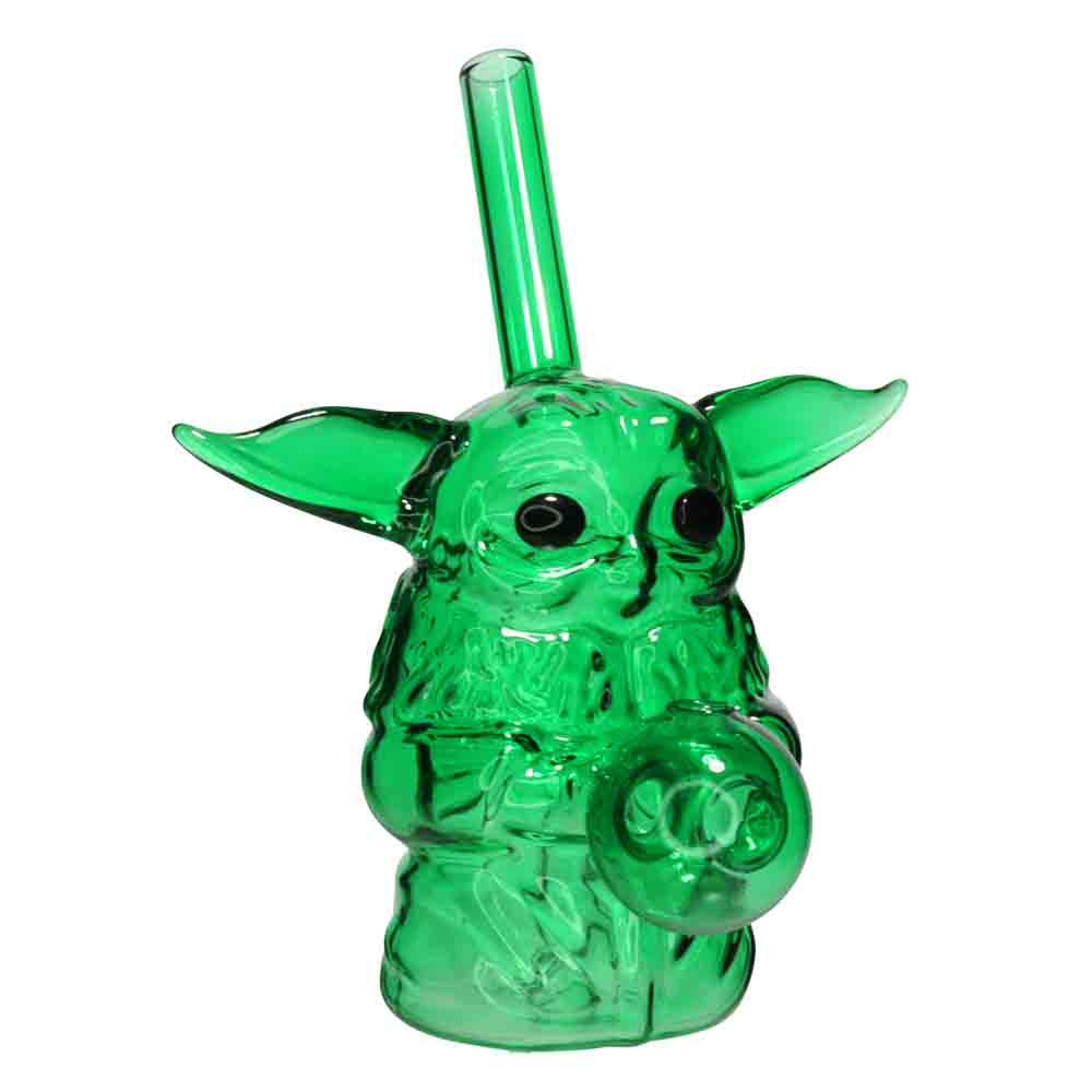 6" Baby Yoda Oil Burner Water Pipe – Assorted Colors | Wholesale