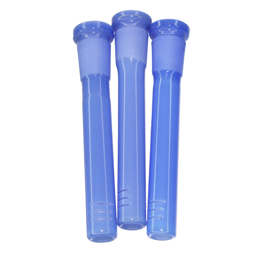3.5 Inch Sky Blue Glass Downstem