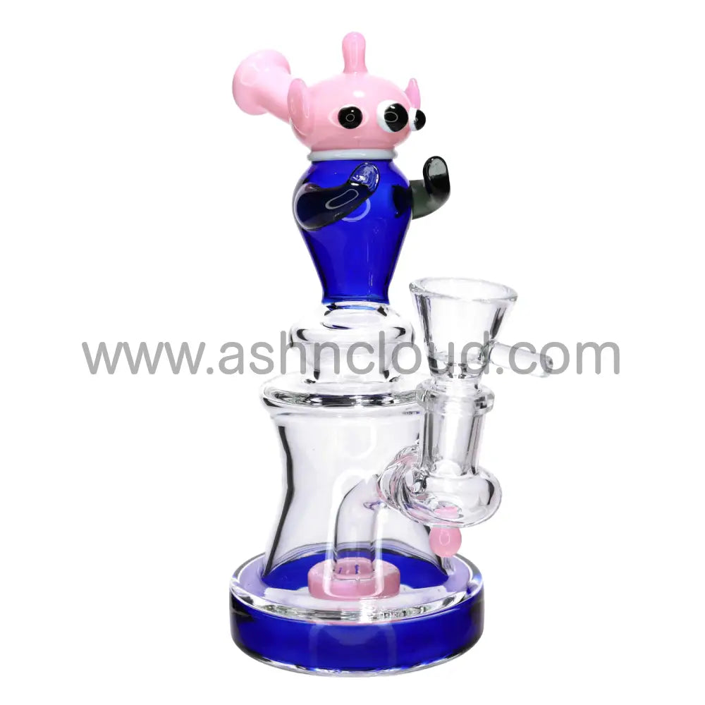 9 in - Alien Head Glass Bong
