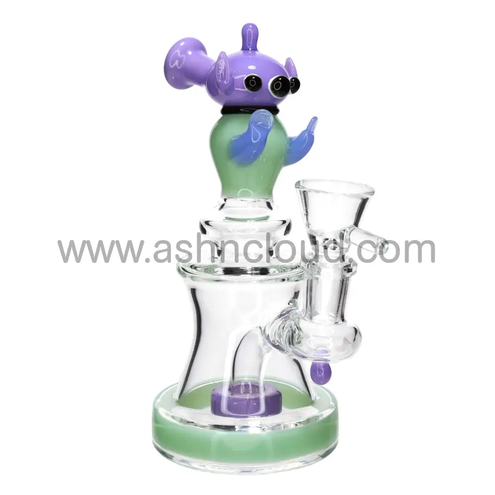 9 in - Alien Head Glass Bong