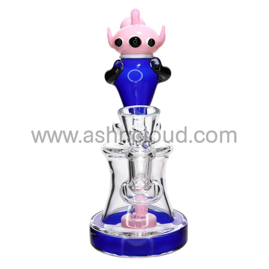 9 in - Alien Head Glass Bong