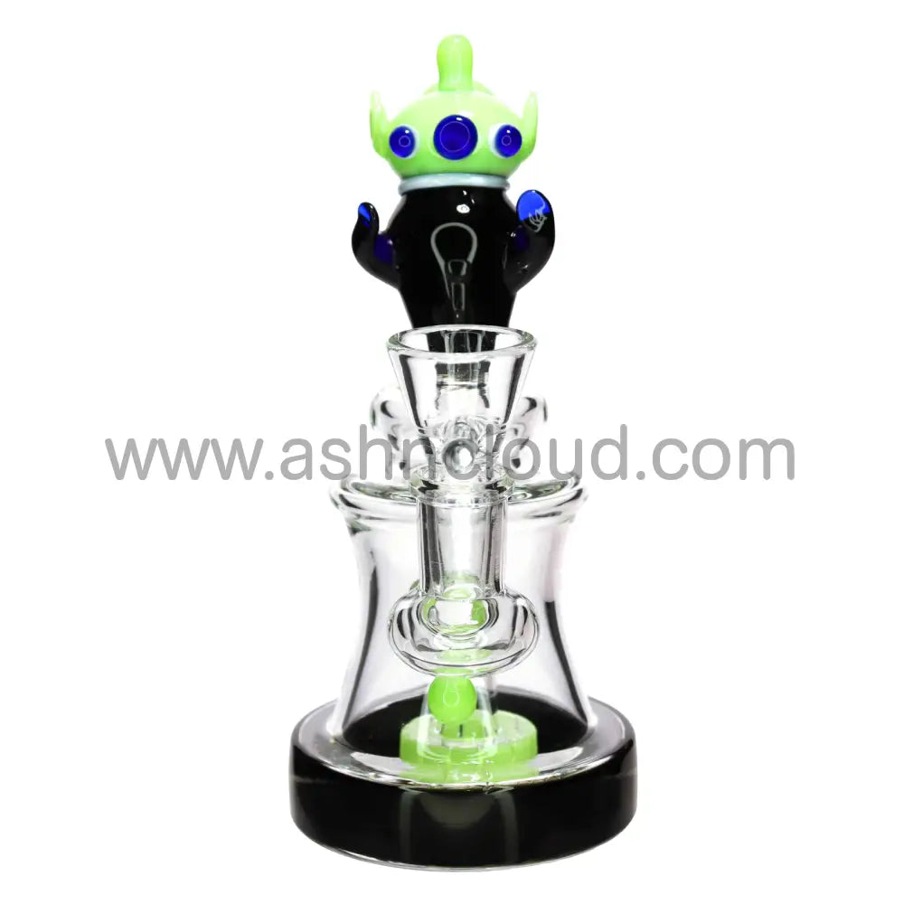 9 in - Alien Head Glass Bong