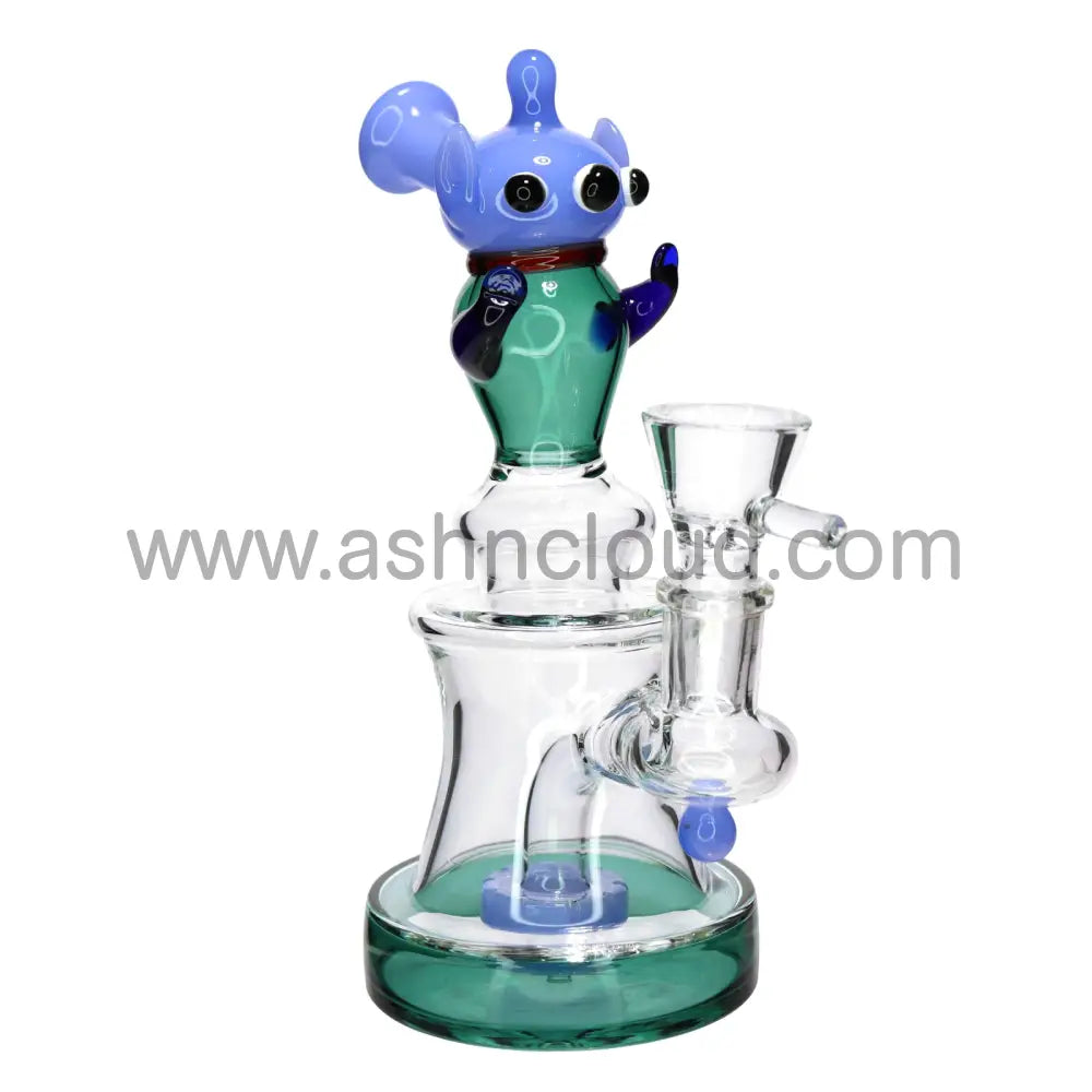 9 in - Alien Head Glass Bong