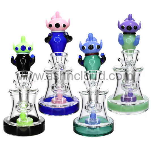 9 in - Alien Head Glass Bong