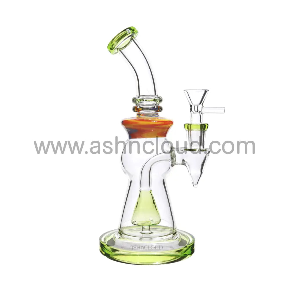 9 In - Ball One-Tone Slime Colors Glass Bong