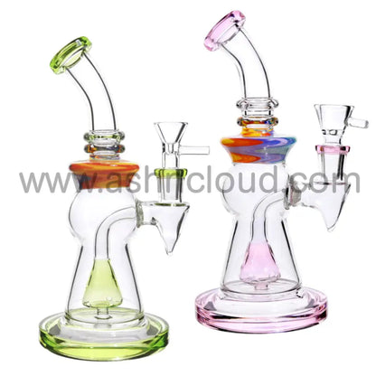 9 In - Ball One-Tone Slime Colors Glass Bong