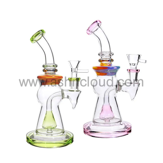 9 In - Ball One-Tone Slime Colors Glass Bong