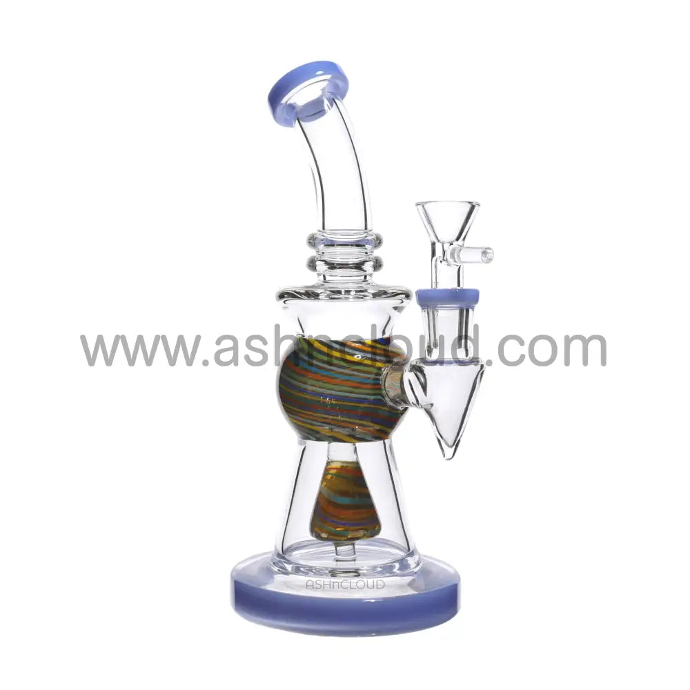 9 In - Ball Wig Wag Curvy Glass Bong