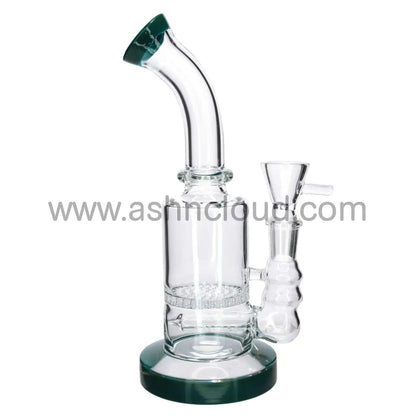 9 in - Classic Glass Bong 1 Honeycomb Big