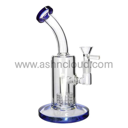 9 in - Classic Glass Bong Perc Color Top