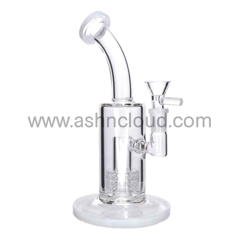 9 in - Classic Glass Bong Perc Color Top