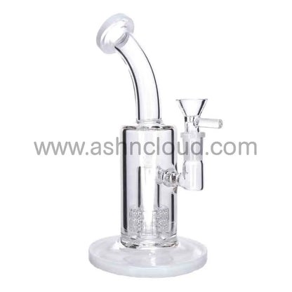 9 in - Classic Glass Bong Perc Color Top
