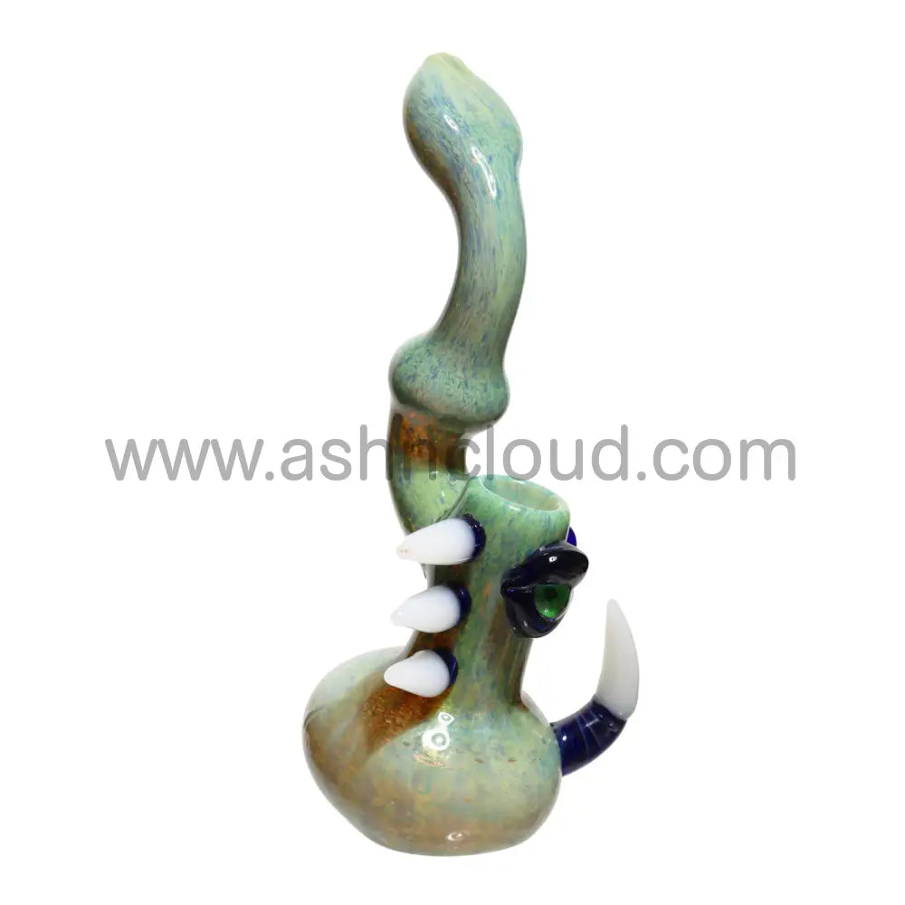 9 In - Crazy Eye Monster Glass Bubbler