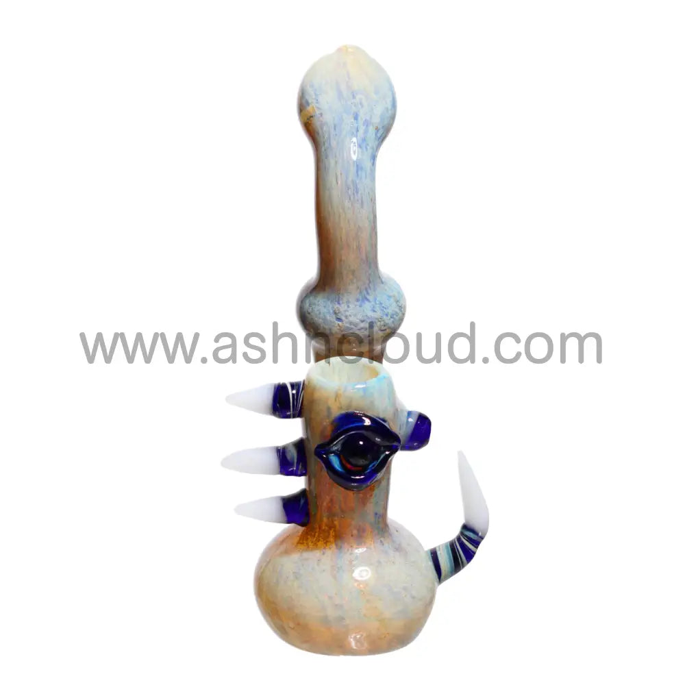 9 In - Crazy Eye Monster Glass Bubbler