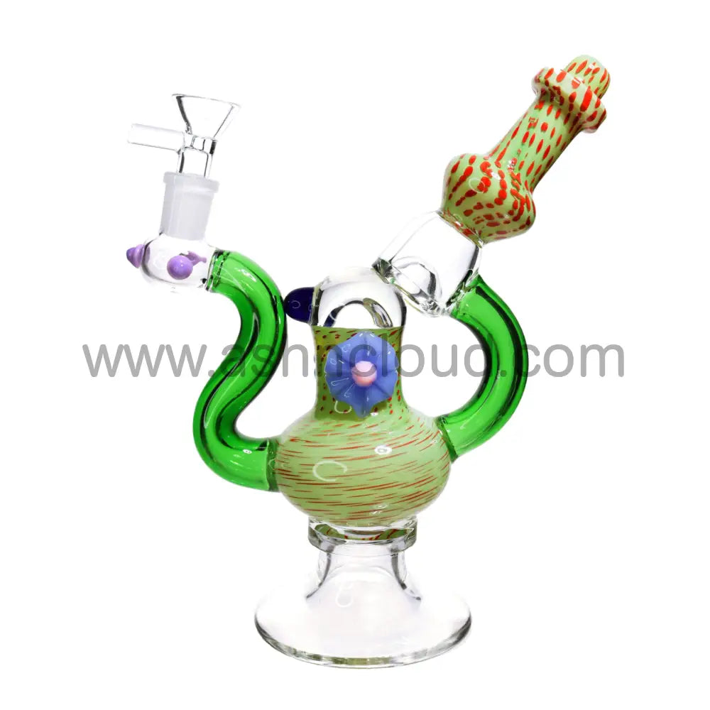 9 In - Fancy Bubbler Flower 6 Design