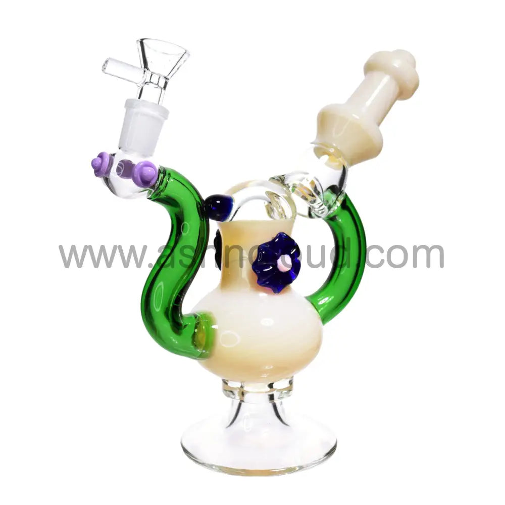 9 In - Fancy Bubbler Flower 6 Design