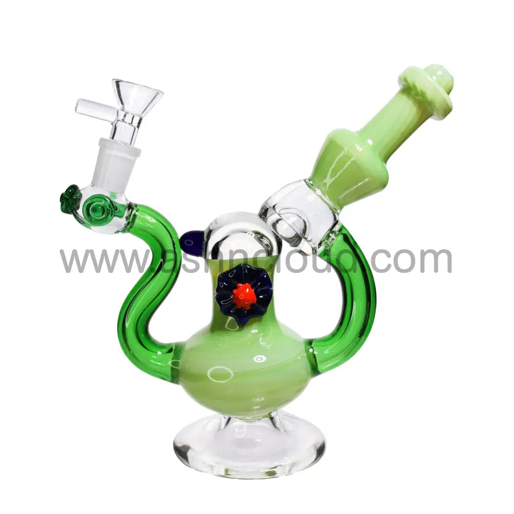 9 In - Fancy Bubbler Flower 6 Design