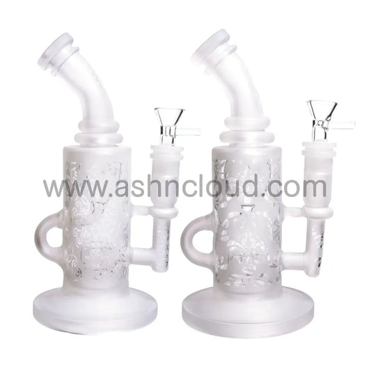 9 in - Frozen Vent Neck Glass Bong