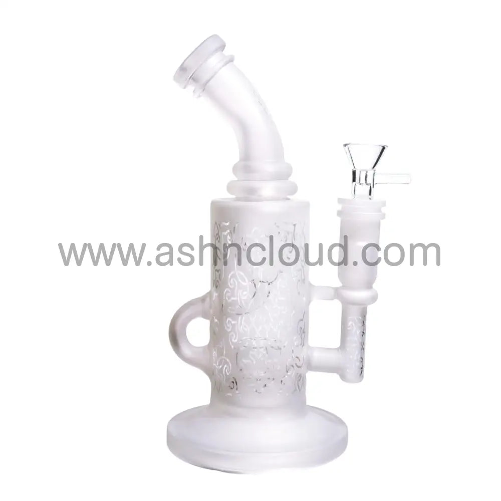 9 In - Frozen Vent Neck Glass Bong