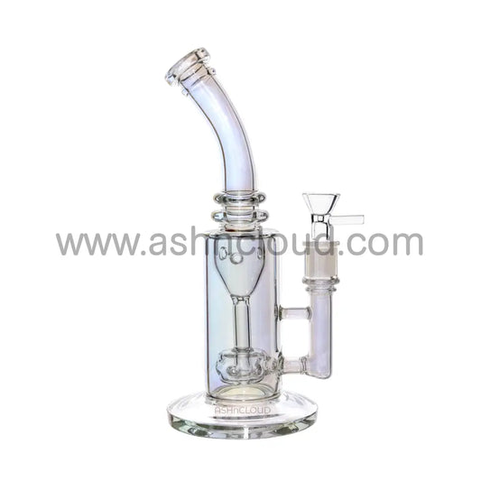 9 In - Iridescent Metalic Colors Glass Bong