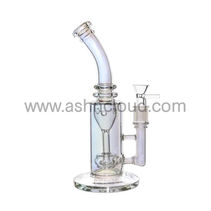9 In - Iridescent Metalic Colors Glass Bong