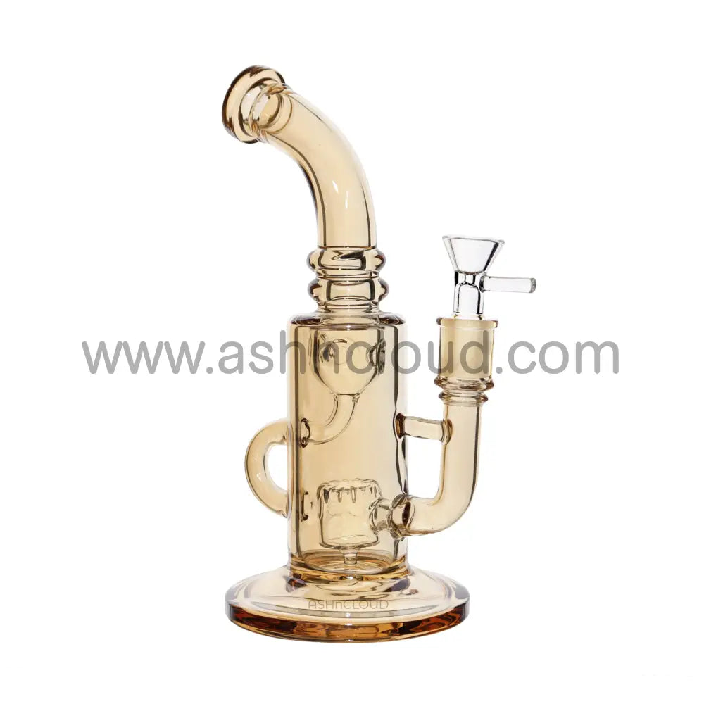 9 In - Iridescent Metalic Colors Glass Bong