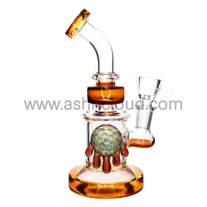 9 In - Multicolor Fancy Glass Water Pipe