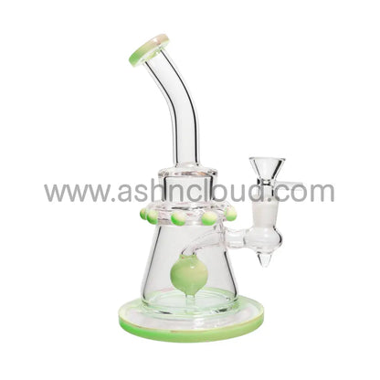 9 In - Slime Colors Vent Neck Glass Bong