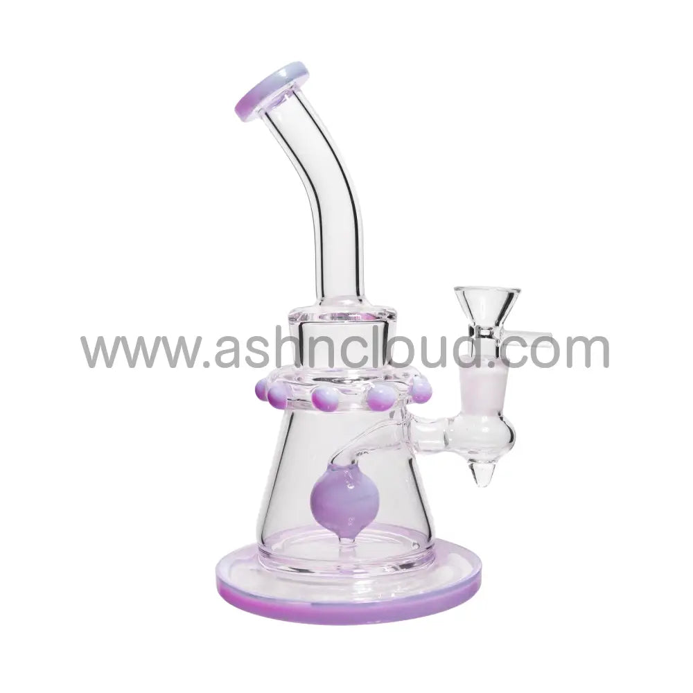9 In - Slime Colors Vent Neck Glass Bong