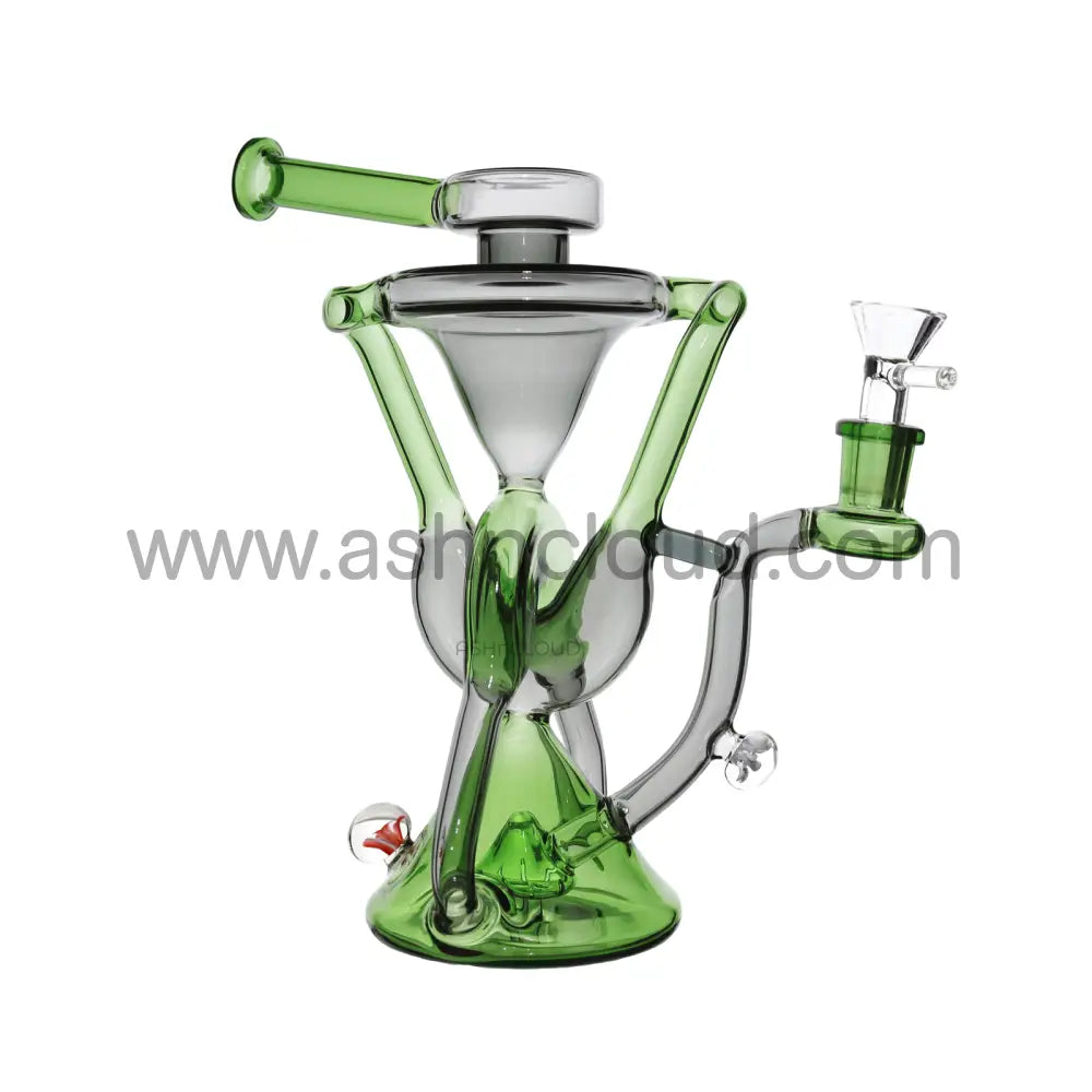 9 In - Super Fancy Multicolor Glass Recycler