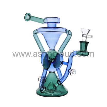 9 In - Super Fancy Multicolor Glass Recycler