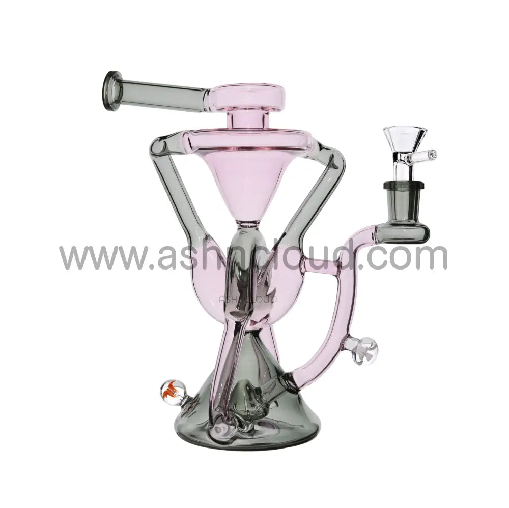 9 In - Super Fancy Multicolor Glass Recycler