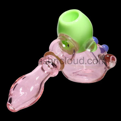 9 In - Translucent Slime Colors Glass Hammer