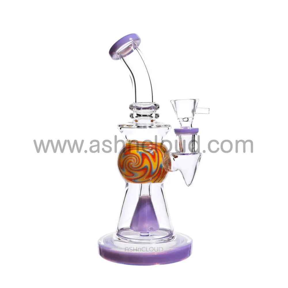 9 In - Wig Wag Ball Center Glass Bong
