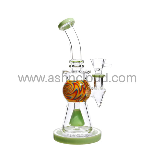 9 In - Wig Wag Ball Center Glass Bong