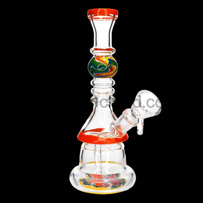 9 in - Wig Wag Perc Glass Bong
