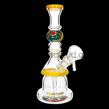 9 in - Wig Wag Perc Glass Bong