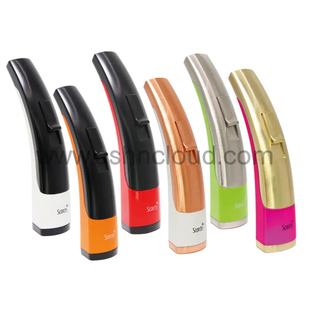 9 Pcs - Double Tone Curvy Scorch Torch With Display $9 Each