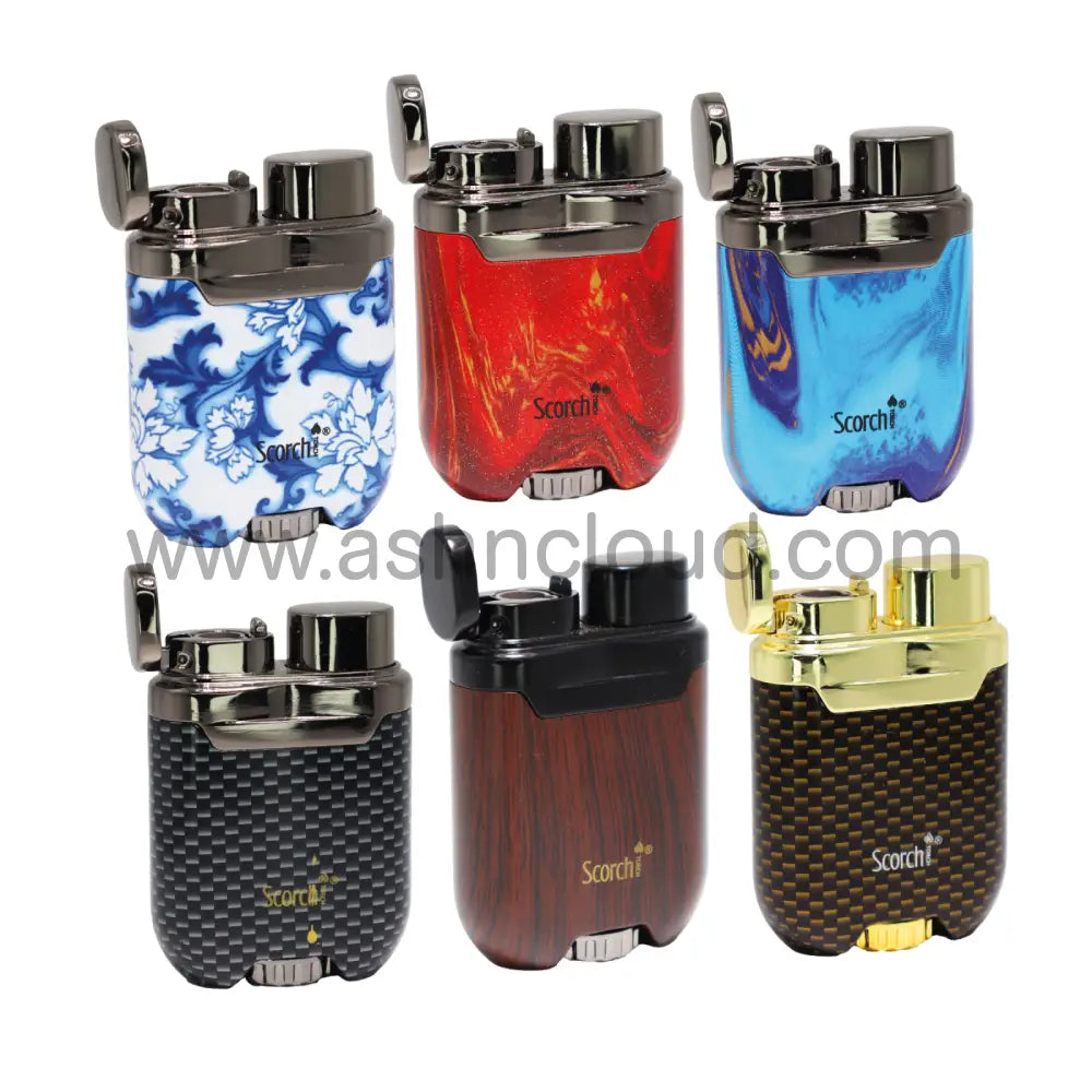 9 Pcs - Stylish Ignitor Butane Jet Flame Scorch Torch With Display $8 Each