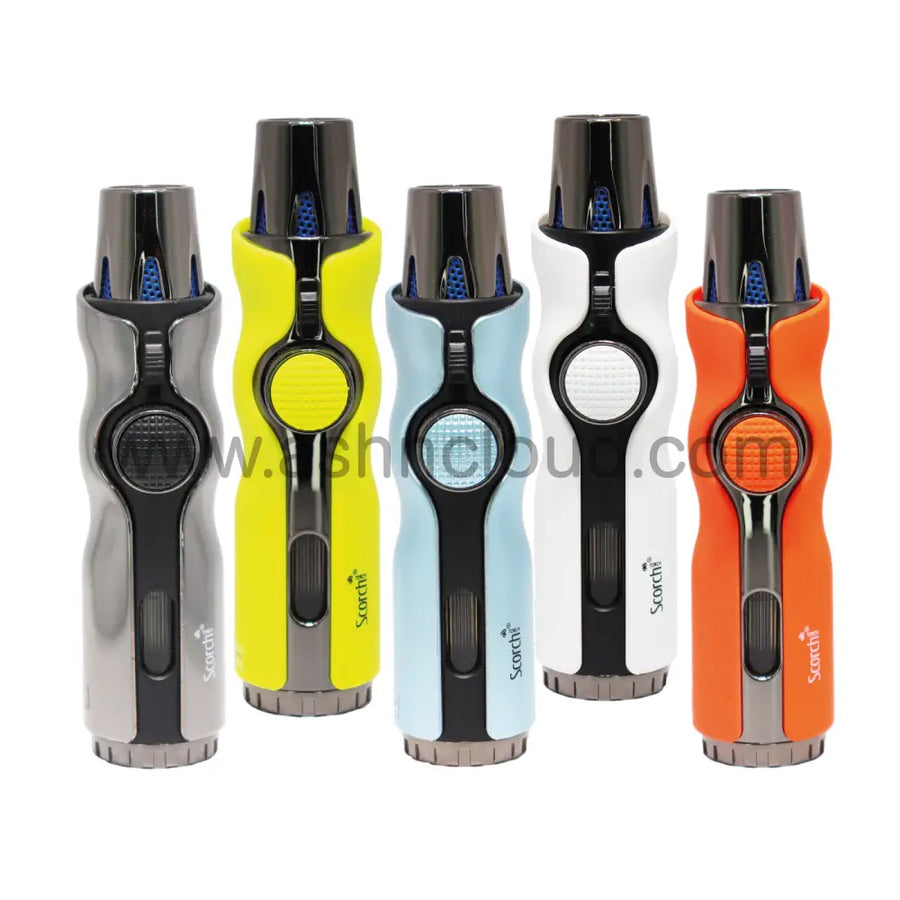 Wavy Grip Jet Flame Scorch Torch, 9-Piece
