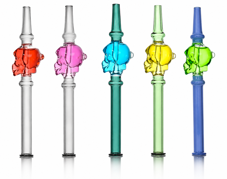 Skull Design Glass Nectar Collector