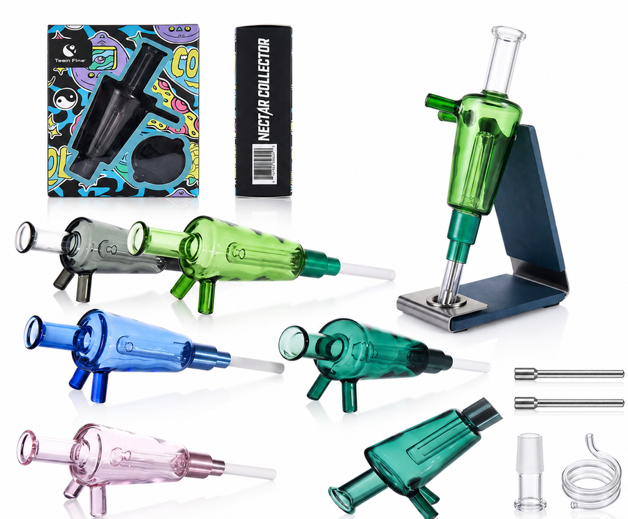 Glass Nectar Collector Kit with Multi-Tip Accessories